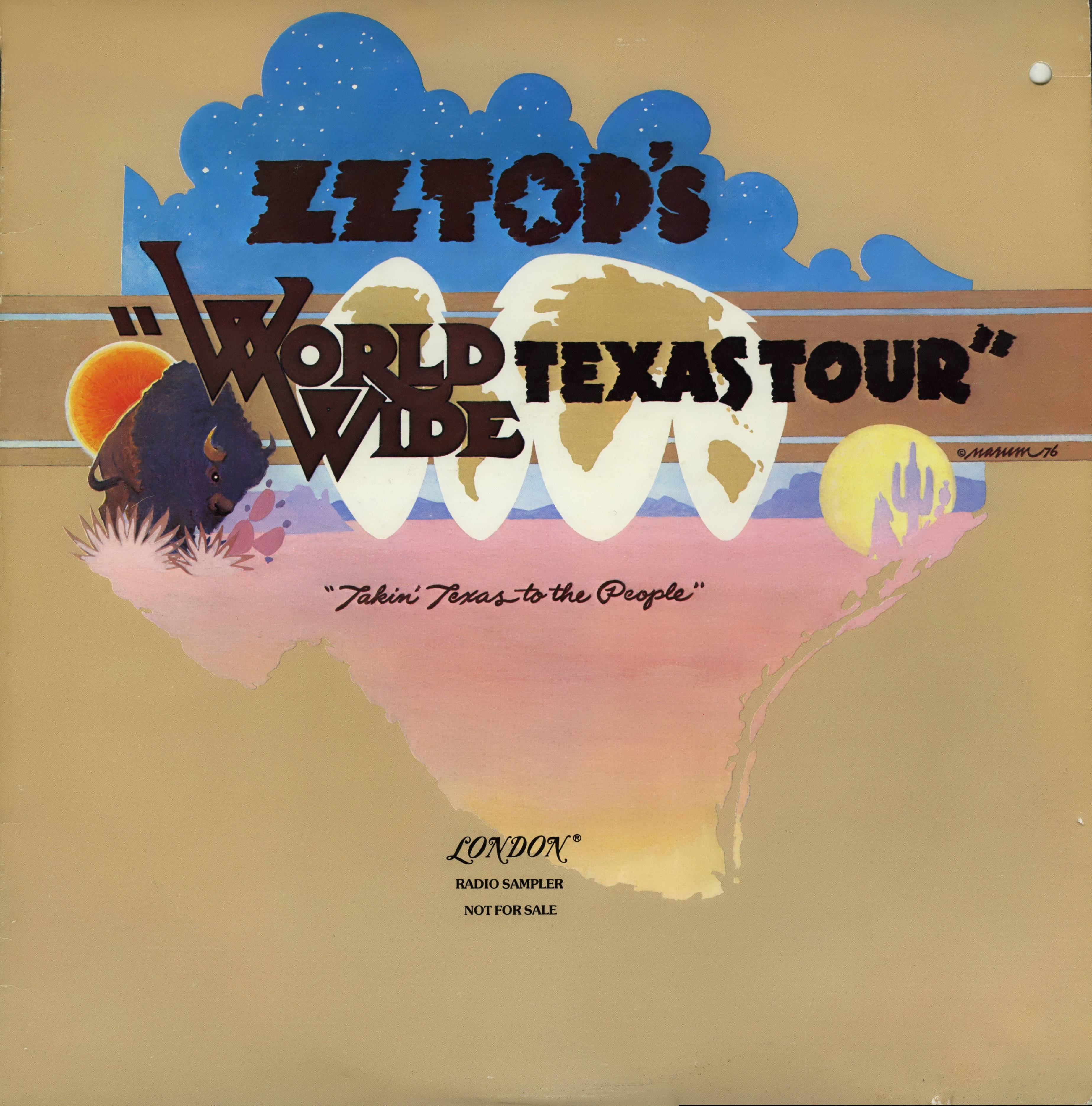 ZZ Top  Worldwide Texas Tour : LP Front